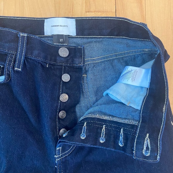 Current/Elliott The Stovepipe Button Fly Jeans - Picture 7 of 11